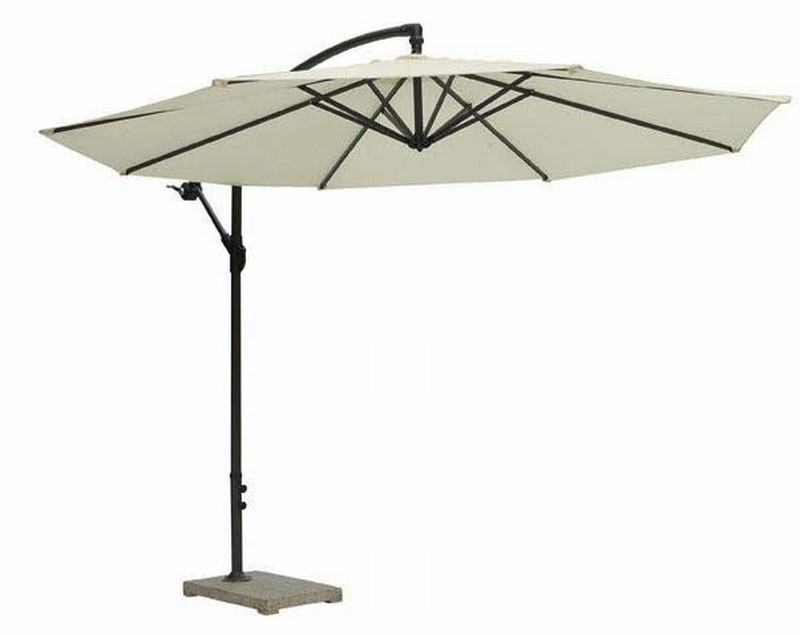 What materials are used for the frame of a sun umbrella?(pic1)